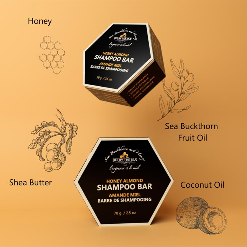 Bee By The Sea Classic Shampoo Bar