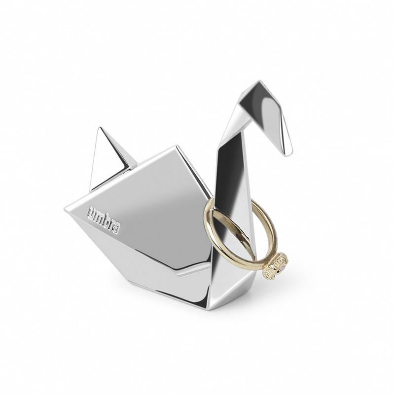 Umbra Origami Chrome Ring Holders