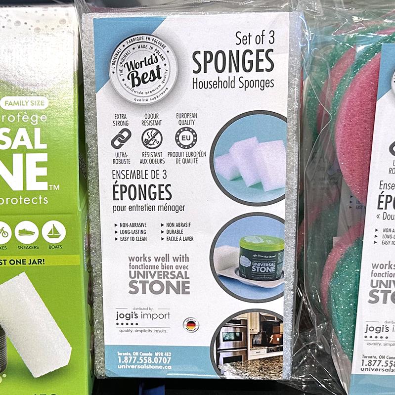 Universal Stone 3-Pack Applicator Sponges