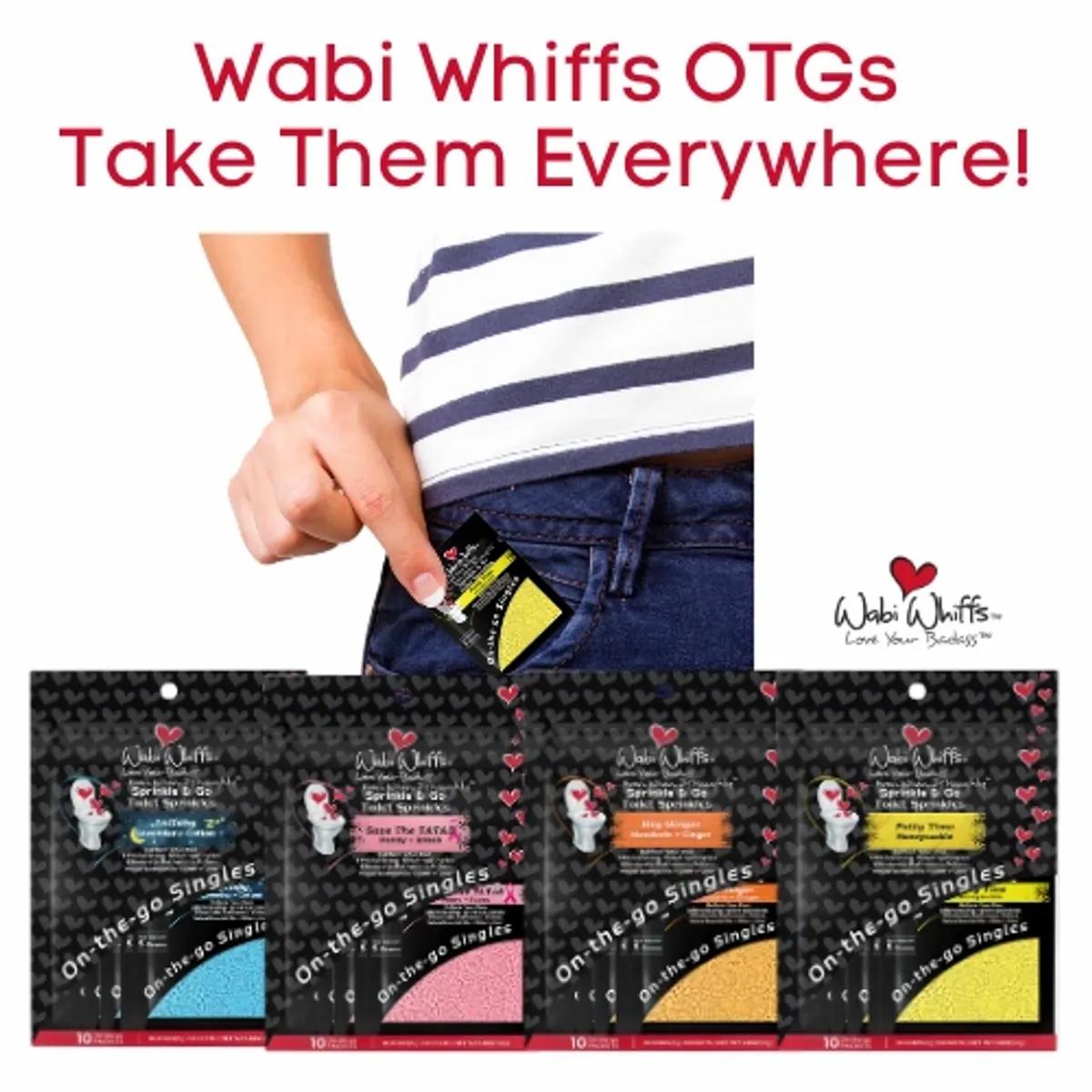 Wabi Whiffs Poo Odour Eliminators On-the-go Singles