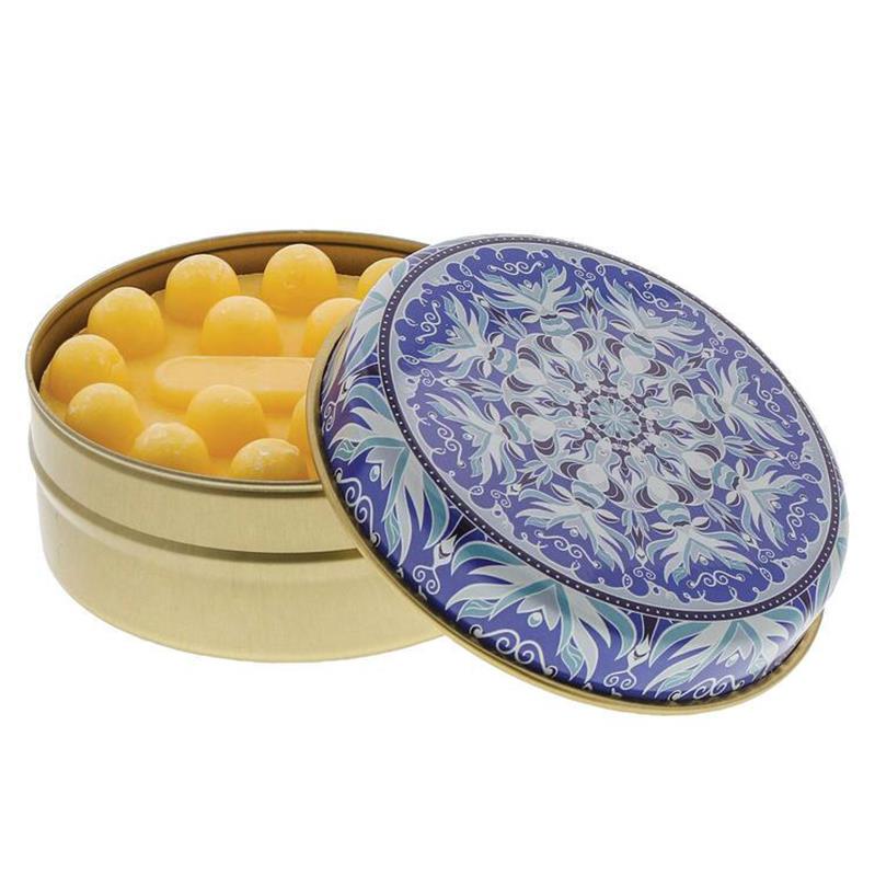 Lemon & Lavender Massaging Soap in Decorative Tin