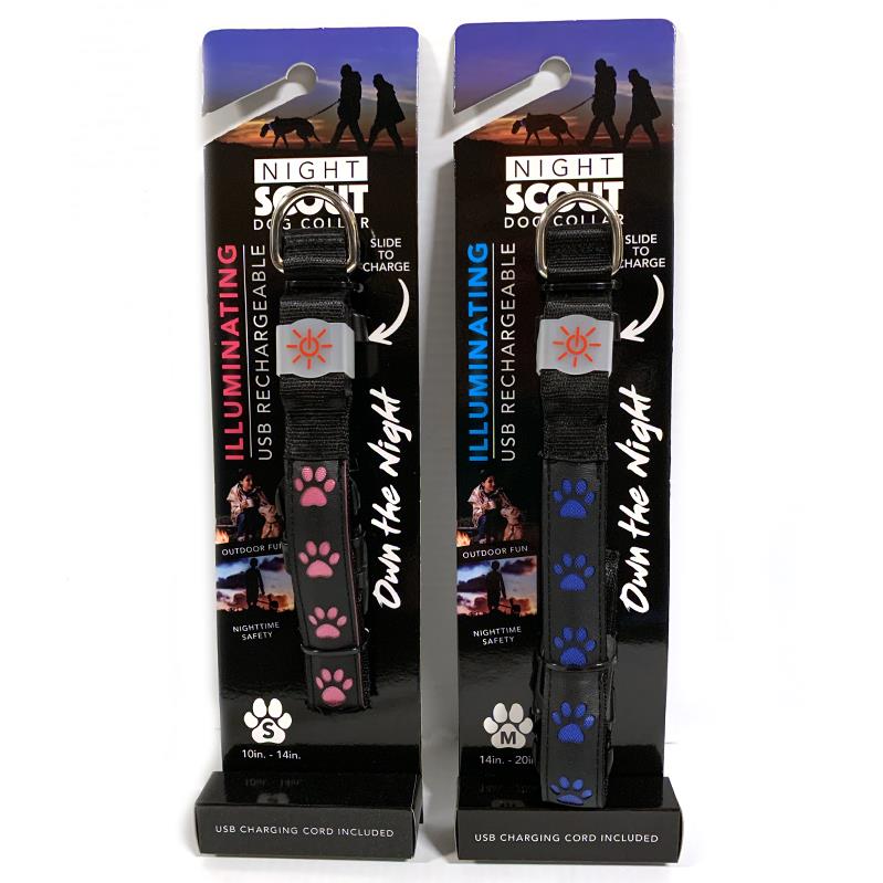 Night Scout Rechargeable LED Dog Collar
