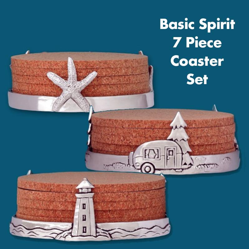 Basic Spirit Coaster 7 Piece Set