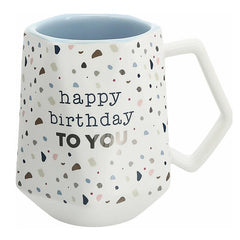 Happy Confetti Birthday Mugs