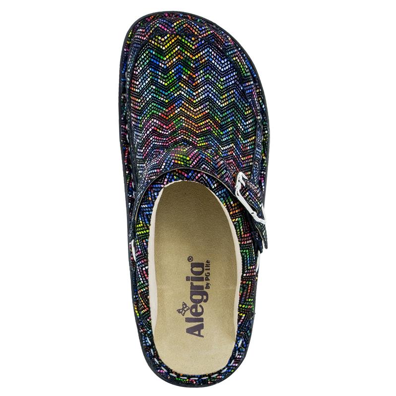 Alegria Seville Ric Rack Rainbow Clog