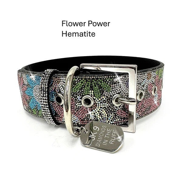 Diamonds in the Ruff Dog Collars - Medium