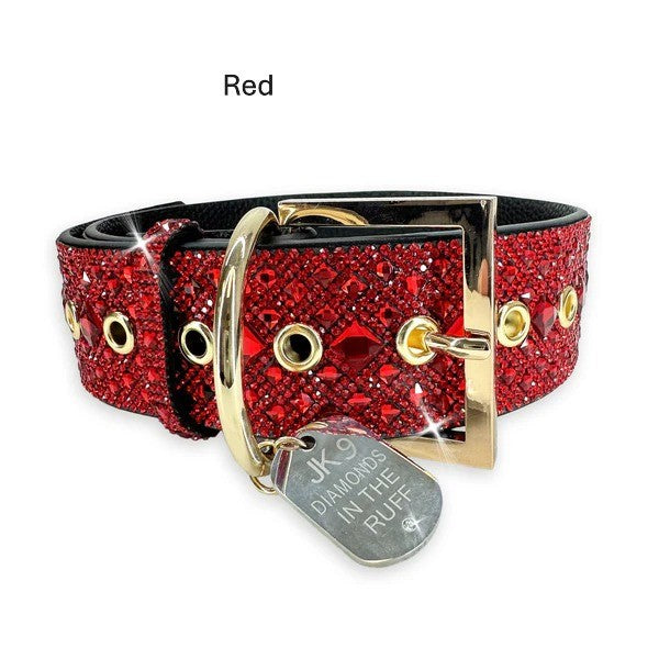 Diamonds in the Ruff Dog Collar - Small
