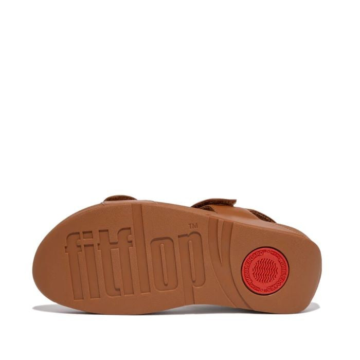 FitFlop Lulu Adjustable Backstrap Light Tan Leather