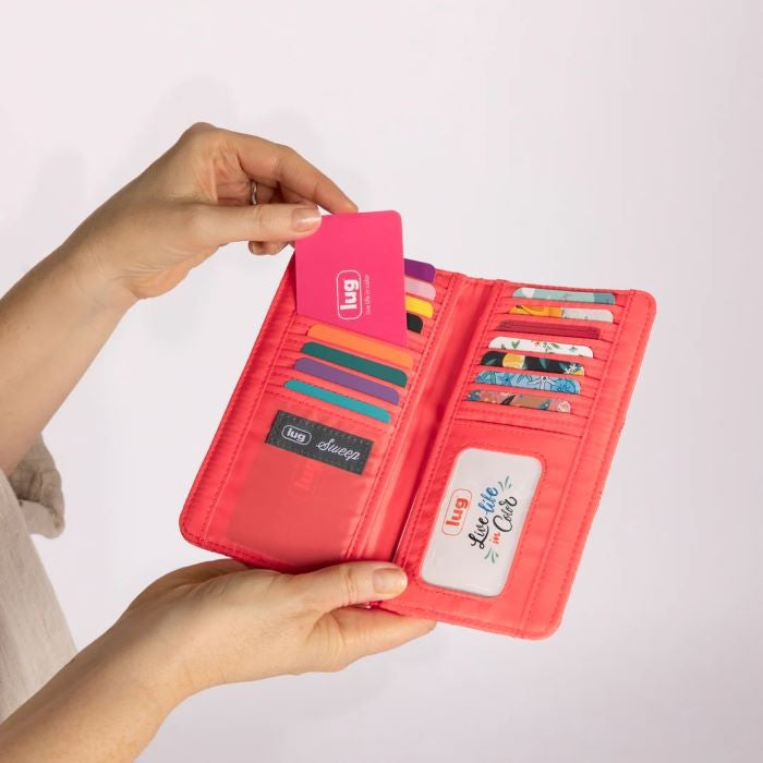 Lug Sweep Slim Flap Wallet