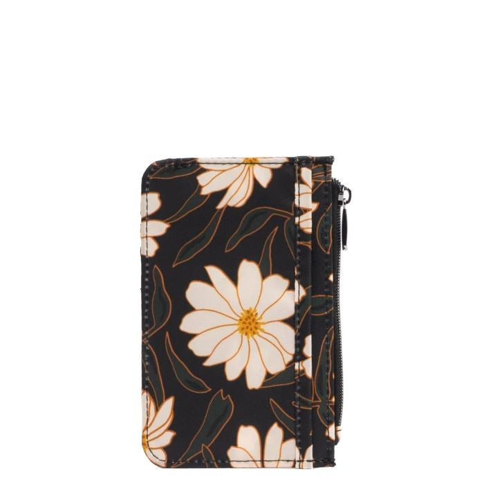 Lug Embroidered Slide RFID Card Wallet