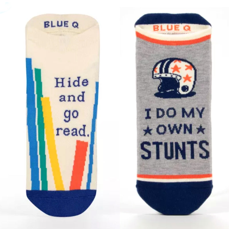 Blue Q Sneaker Socks