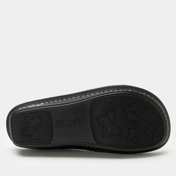 Alegria Kelsi Black Sapphire Sandal with Backstrap