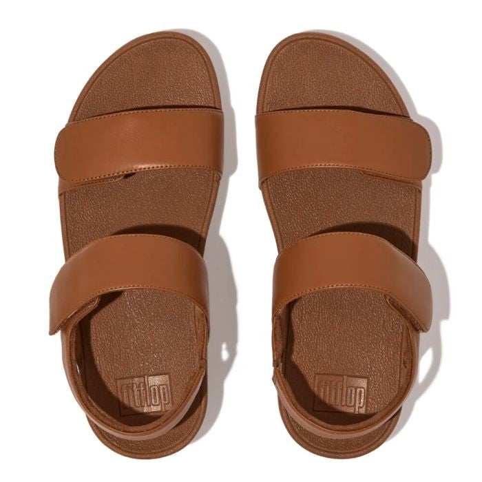 FitFlop Lulu Adjustable Backstrap Light Tan Leather
