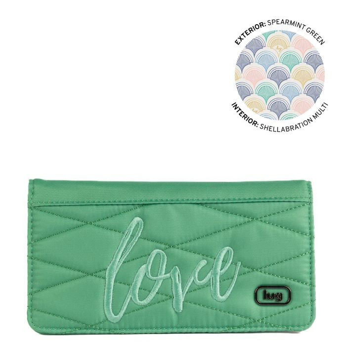 Lug Sweep Slim Flap Wallet