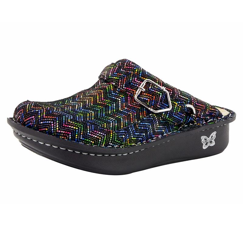 Alegria Seville Ric Rack Rainbow Clog