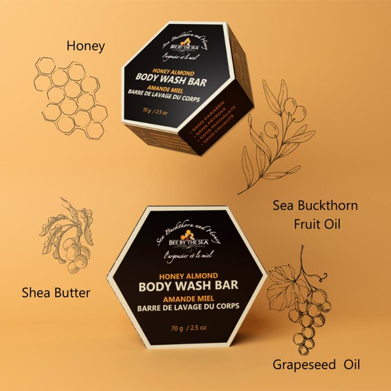 Bee By The Sea Classic Body Wash Bar
