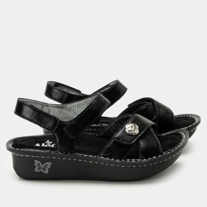 Alegria Kelsi Black Sapphire Sandal with Backstrap