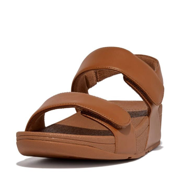 FitFlop Lulu Adjustable Backstrap Light Tan Leather