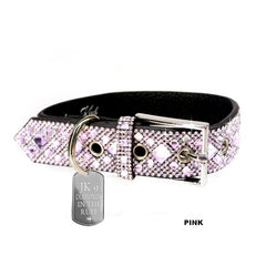 Diamonds in the Ruff Dog Collar - Small