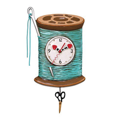 Allen Designs Needle & Thread Clock