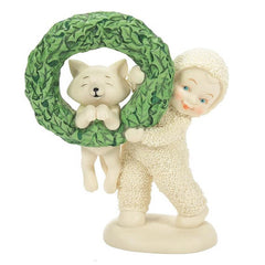 Snowbabies Hang on Until Christmas Figurine
