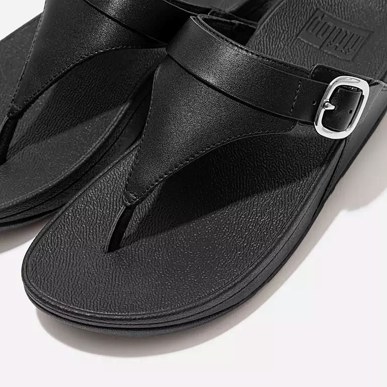 Lulu Adjustable Leather Toe-Post