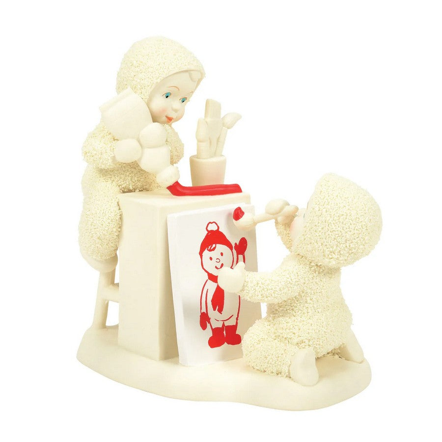 Snowbabies A Portrait for Santa Figurine