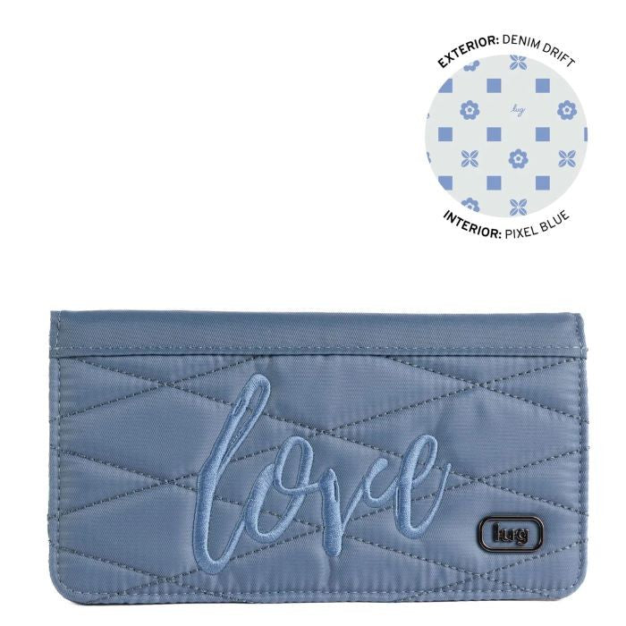 Lug Sweep Slim Flap Wallet