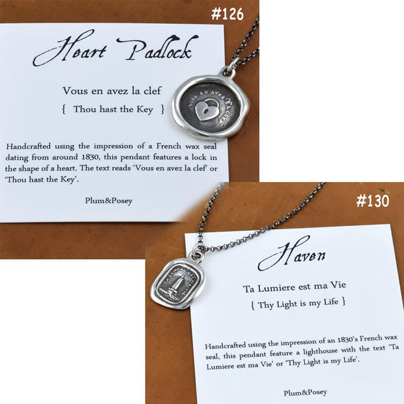 Plum & Posey Wax Seal Pendants