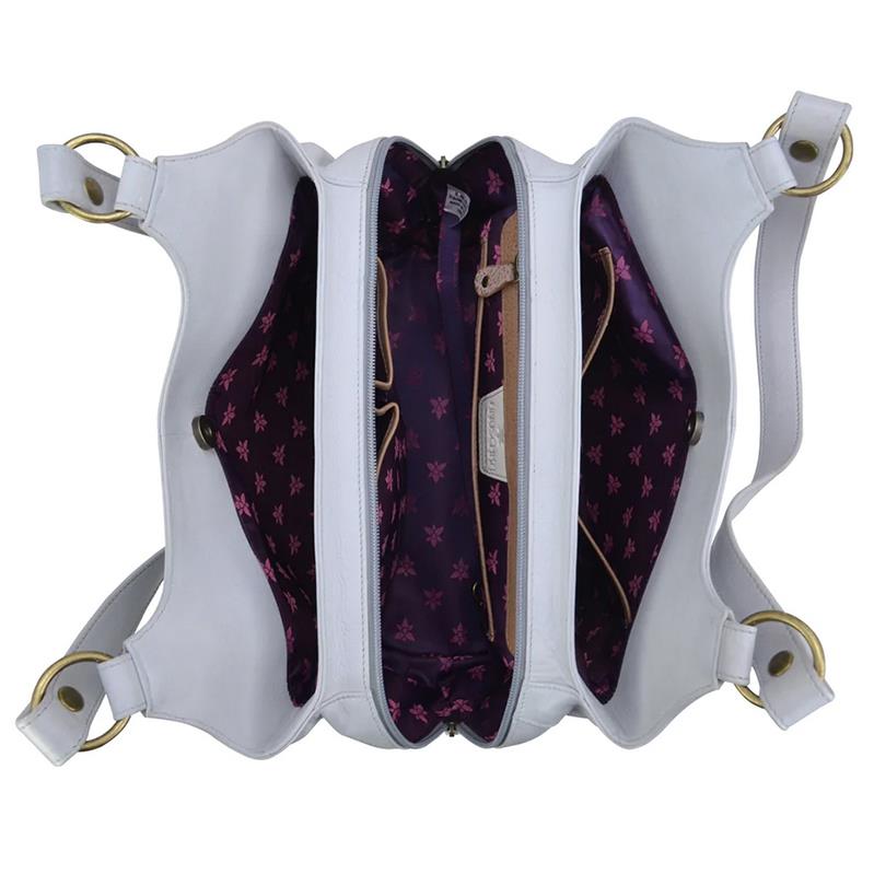 Anuschka Triple Compartment Large Satchel - 652