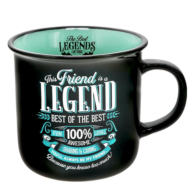 Campfire Style Legends Stoneware Mug