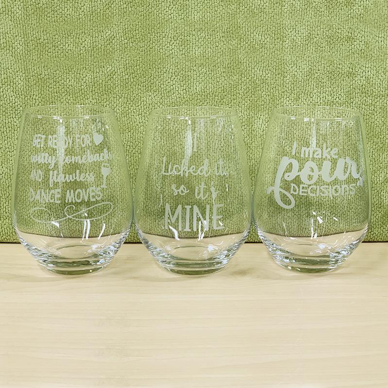Salt Air Wine Glasses Stemless
