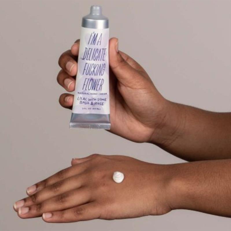 Blue Q Hand Cream I'm a Delicate Fucking Flower
