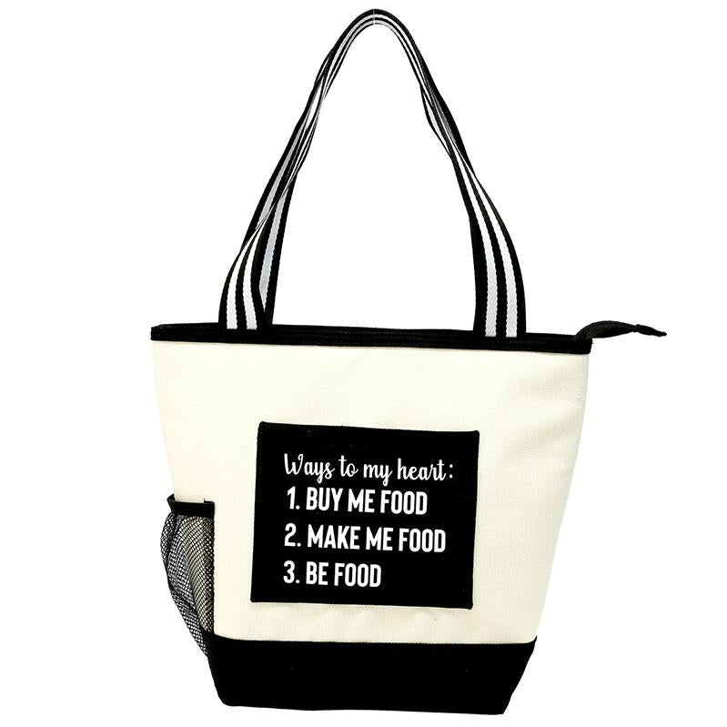 Insulated Canvas Lunch Tote