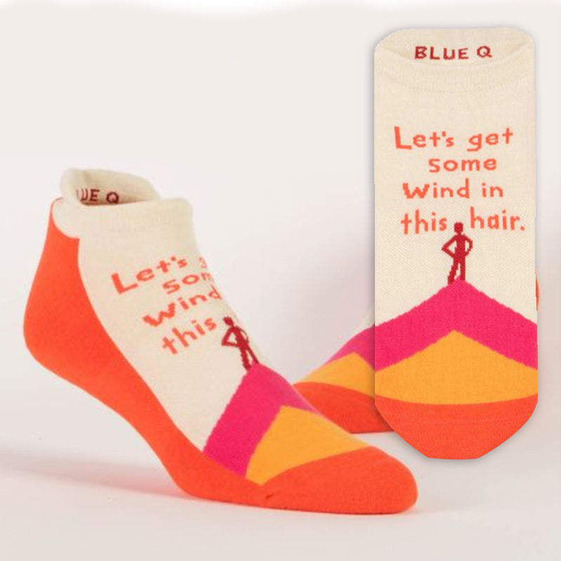 Blue Q Sneaker Socks