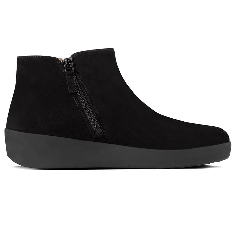 FitFlop Sumi Suede Ankle Boots - Black