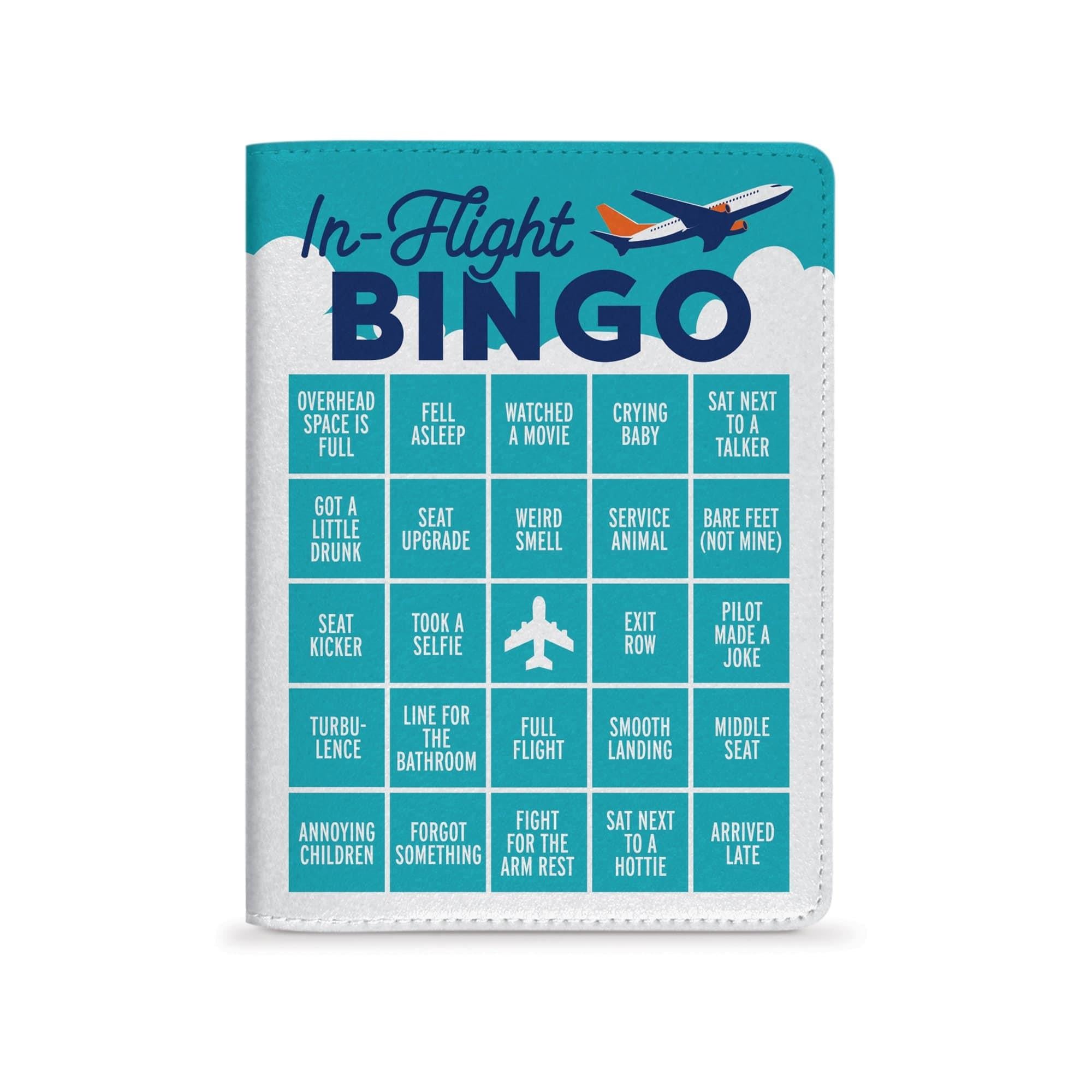 Fred PASSPORT Holder WALLET: IN-FLIGHT BINGO