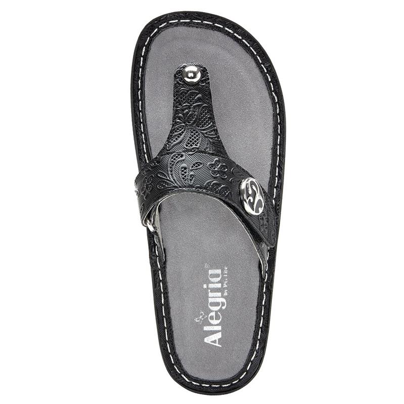 Alegria Carina Hello Doily Black Sandal
