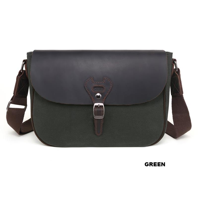 DaVan Waxed Canvas Shoulder Bag SB 578W