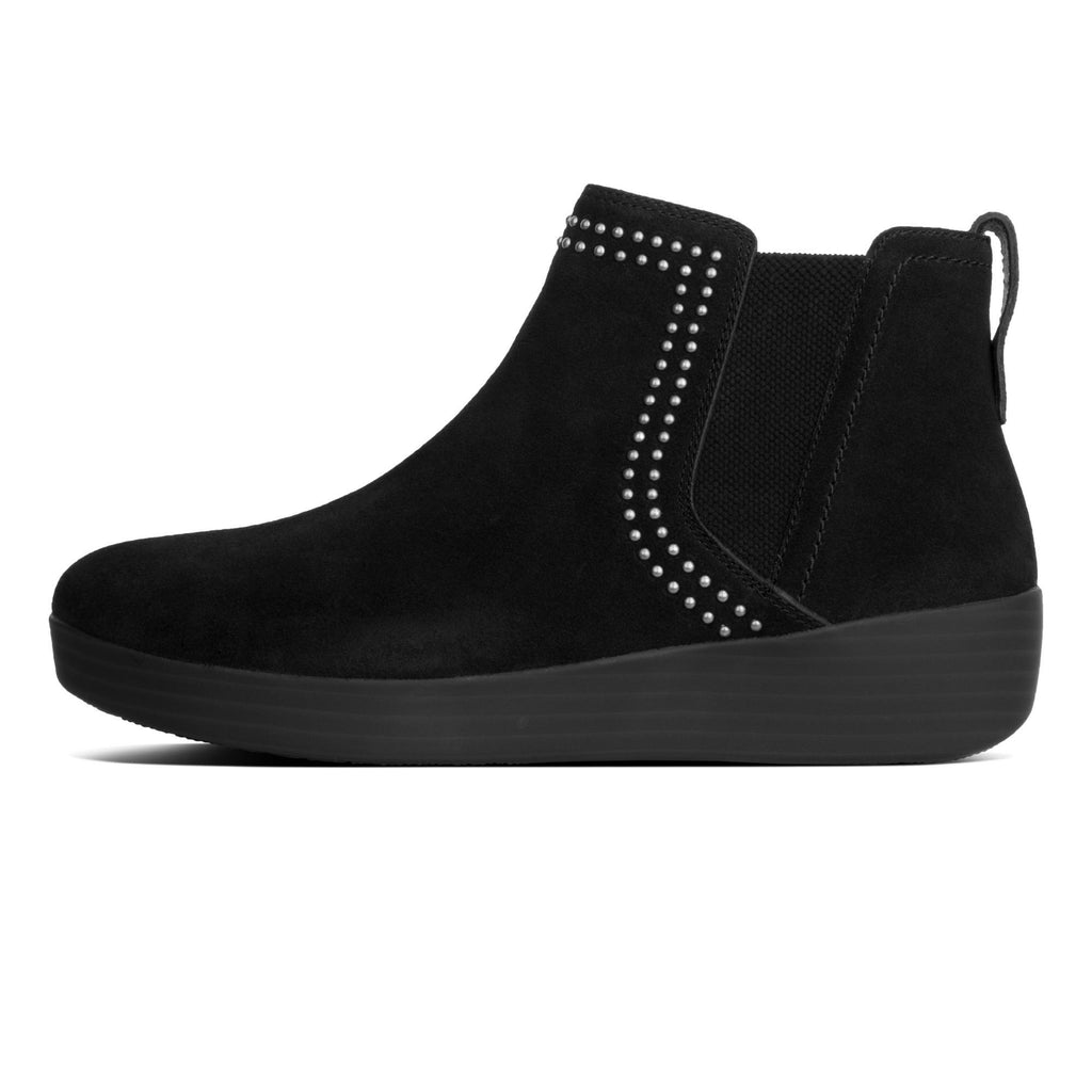 FitFlop SuperChelsea Suede Boot with Studs | Coconut Creek Gift Shop
