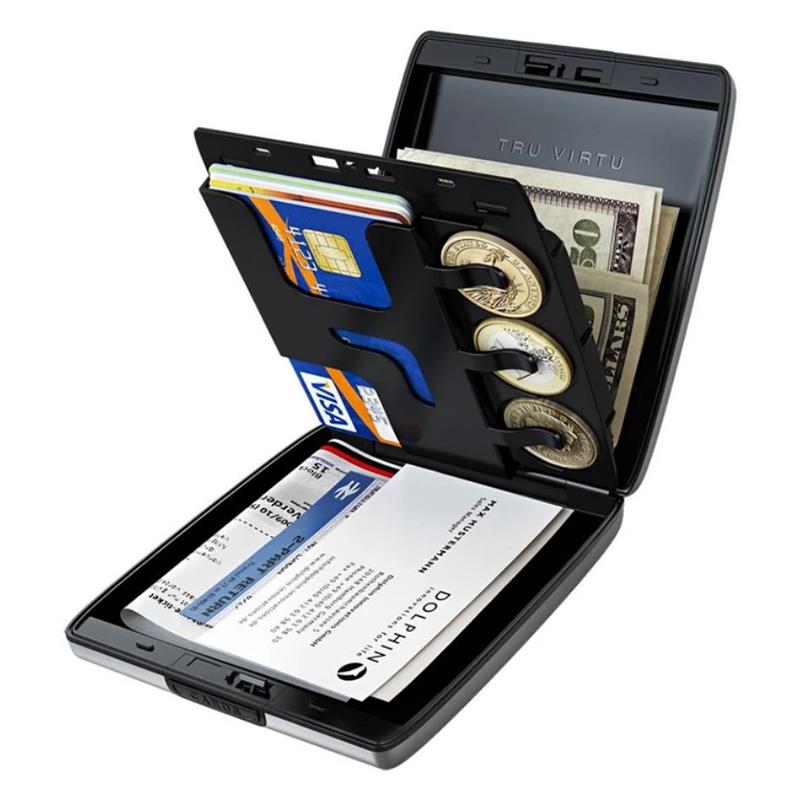 Tru Virtu Classic Line Wallet Money And Cards (RFID Blocking)