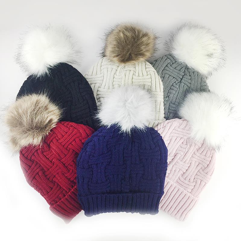 Britt's Plush Lined Knit Hat with Pom