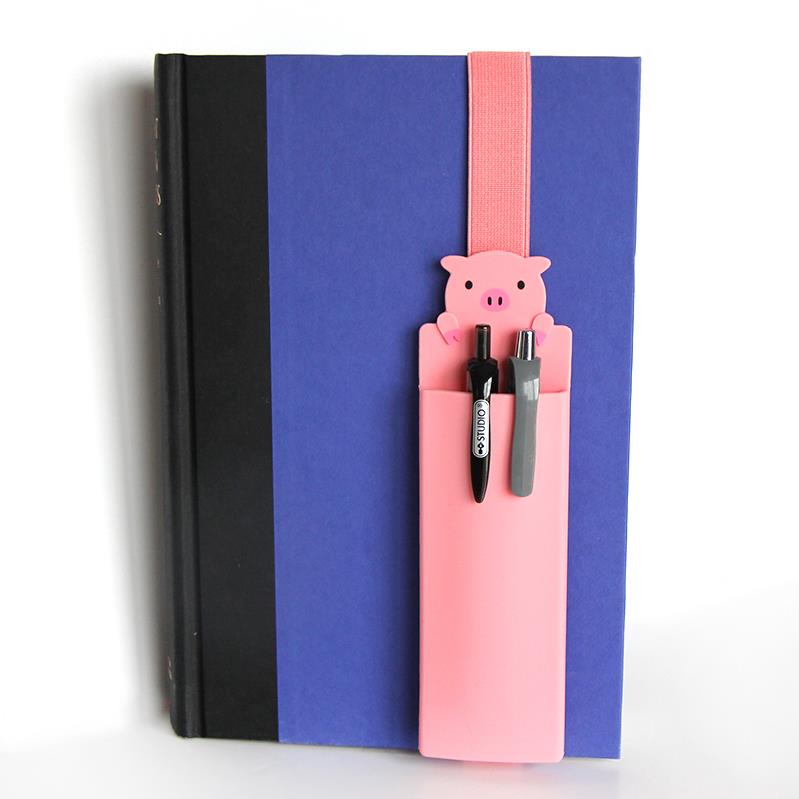 Silicone Book Band Pen Case