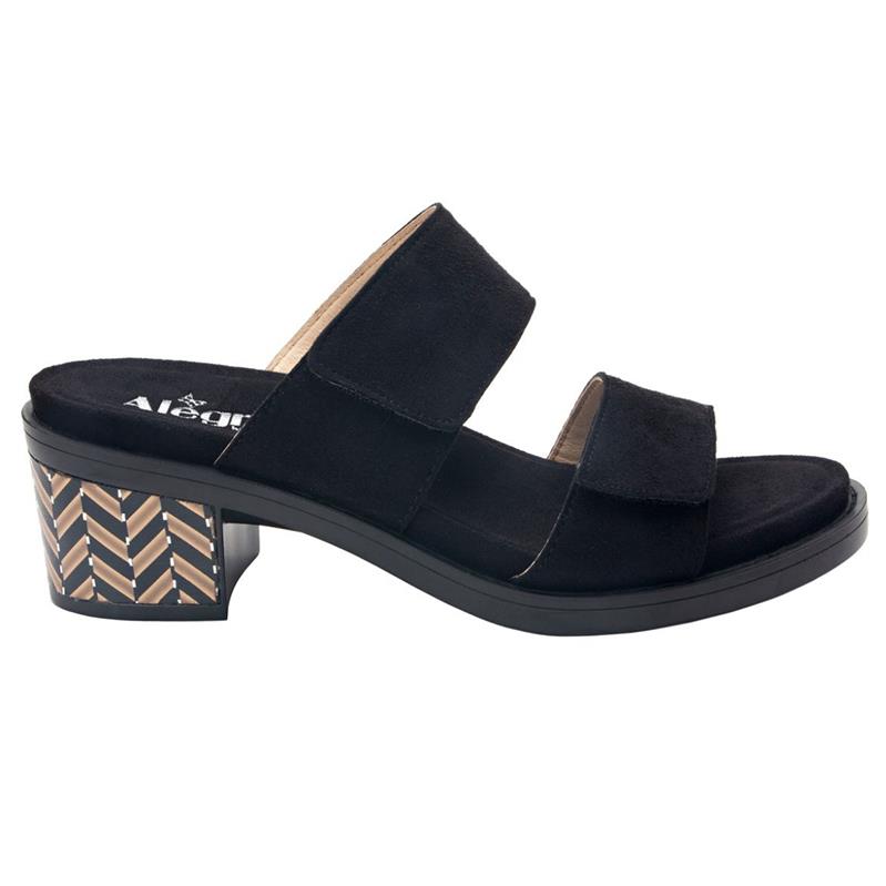 Alegria Tia Comfort Block Heel in Black