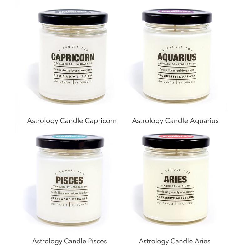 Whiskey River Soap Co. Astrology Candle