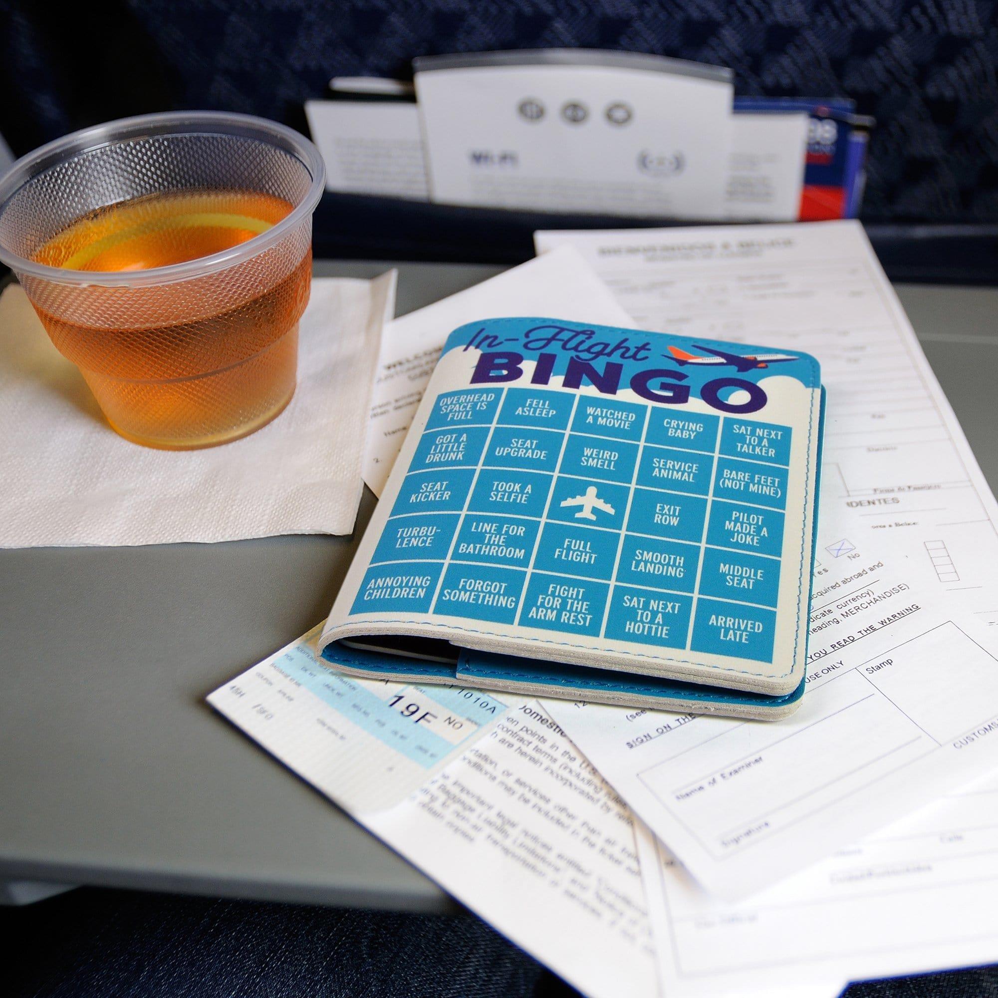 Fred PASSPORT Holder WALLET: IN-FLIGHT BINGO