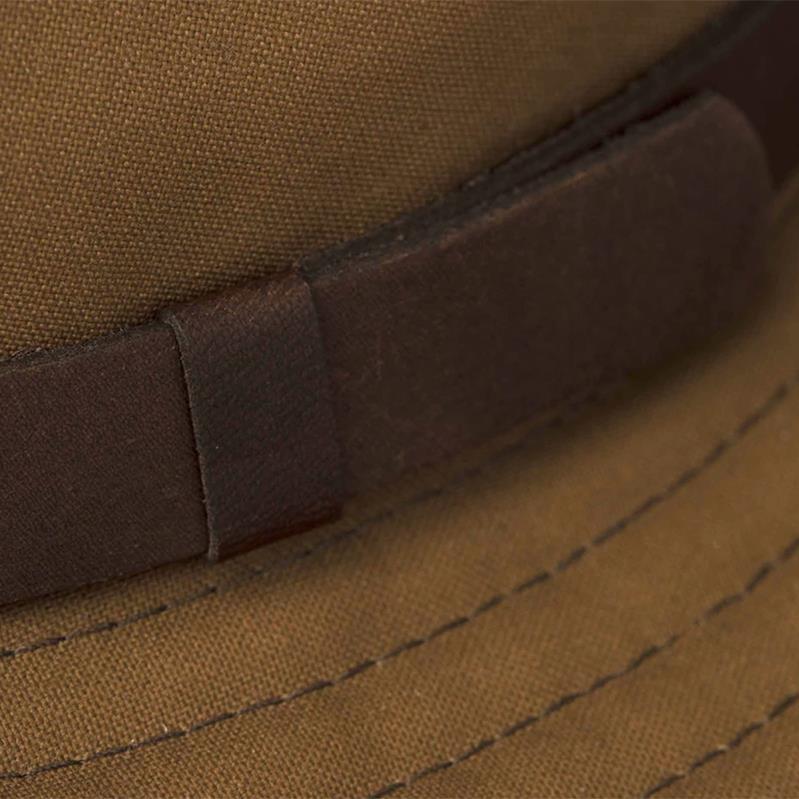 Tilley Waxed Rugged Fedora in Tan Coconut Creek Gift Shop