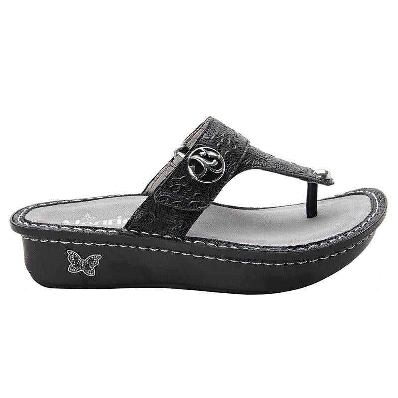 Alegria Carina Hello Doily Black Sandal