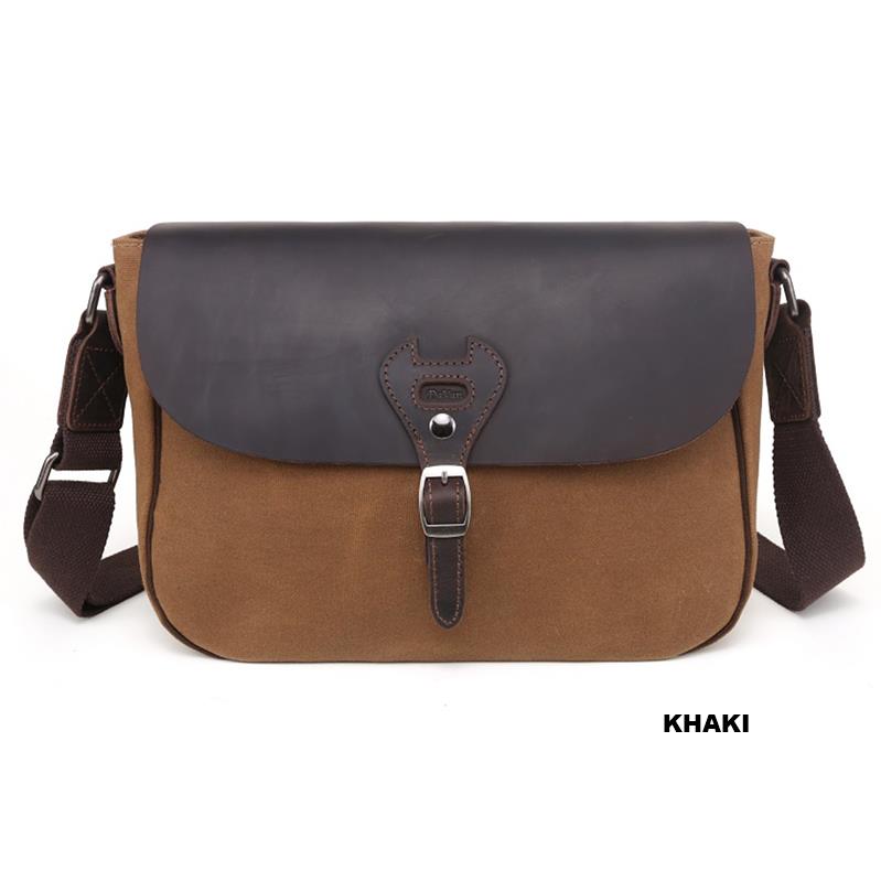 DaVan Waxed Canvas Shoulder Bag SB 578W