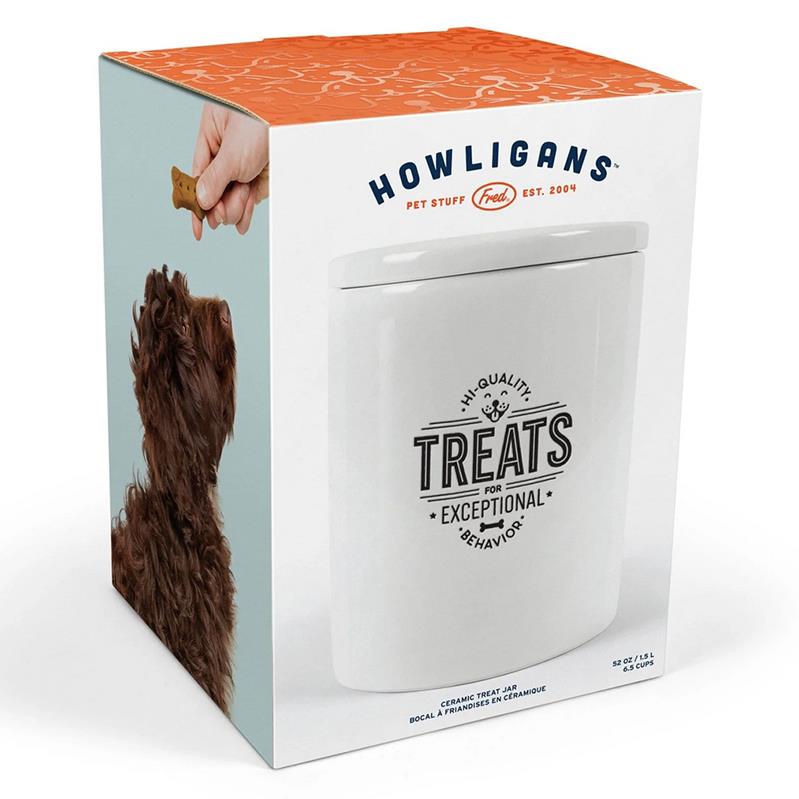 Fred CERAMIC TREAT JAR "Hi-Quality"